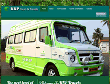 Tablet Screenshot of kkptravels.com